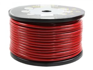 CCA PCR 8 - 1m CCA Stroomkabel - 9,6mm² Rood