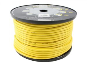 CCA PCY 8 - 1m CCA Stroomkabel - 9,6mm² Geel