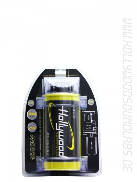 HCM 2 - 2F HDFT auto HiFi Condensator - 1200 Watt