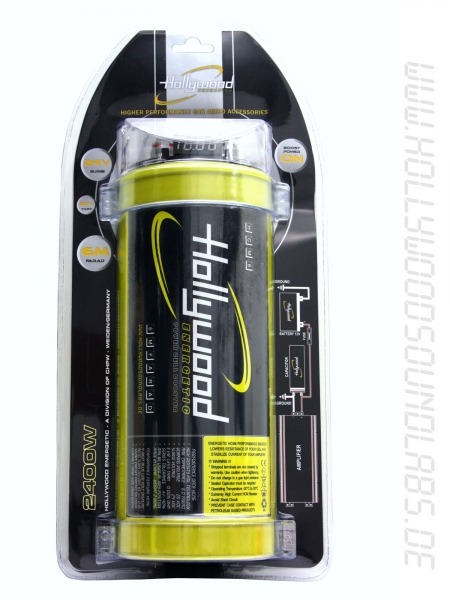 HCM 6 - 6 Farad Auto HiFi Condensator - 2400 Watt