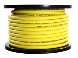 PRO PCYL 4 - 1m PRO stroomkabel - 21,4mm² geel
