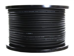 PRO PCBK 8 - 1m PRO Stroomkabel - 9,6mm² Zwart