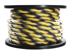 PRO SX 10 - 1m PROX Speaker Cable - 2x6,0mm² - black/yellow twisted