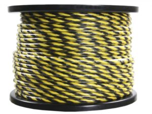 PRO SX 16 - 1m PROX Speaker Cable - 2x1,5mm² - black/yellow twisted