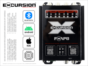 PX AP8 - 8-kanaals AIR PLUS Auto DSP - IOS / ANDROID BT APP-besturing