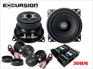 SHX 4C - 10cm DIN 2Weg componenten systeem