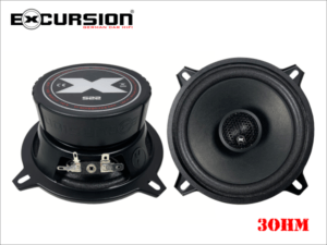 SHX 522 - 13cm DIN 2Way coaxiaal met stoffen tweeter